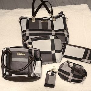 Shein 6 pc, Brown and Black